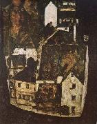 Egon Schiele Dead City Sweden oil painting artist